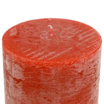 Artikel Durchgefärbte Kerzen Orange 60x100mm 4 St