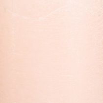 Artikel Durchgefärbte Rosa Stumpenkerzen Hellrosa 60x80mm 4er Set Dekoration