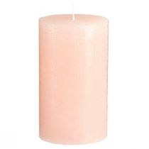 Artikel Stumpenkerzen Rosa 70x120mm - 4er Set Hellrosa Deko-Kerzen für Romantik & Gemütlichkeit, Hochzeitsdeko