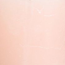 Artikel Romantische durchgefärbte Rosa Stumpenkerzen Hellrosa 70×80mm, 4er Set - Dekorative Kerzen für gemütliche Atmosphäre