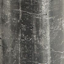 Artikel Elegante Stumpenkerzen Anthrazit 85x200mm - Rustikales Design, Langzeit-Brenndauer, 2er Set für stilvolle Dekoration