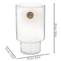 Artikel Glasgefäss Zylindervase Transparent 25 cm