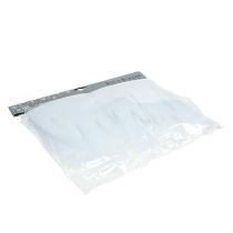 Artikel Eiszapfen Deko Weiß mit Glitter 2m