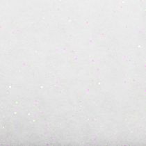 Artikel Eiszapfengirlande Schneevlies mit Glitter Bordüre 13×180cm 3St