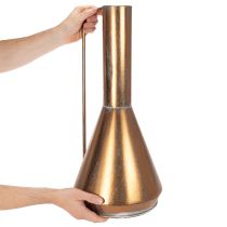 Artikel Metall-Bodenvase Orientalischer Stil Kupferfarben Ø27cm H58cm