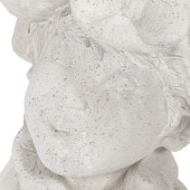 Artikel Dekofigur Wichtelkopf aus Polystone grau 30 cm