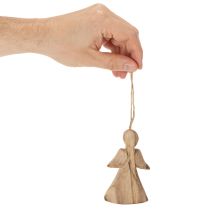 Artikel Engel aus Holz zum Aufhängen 10 cm 12er-Set