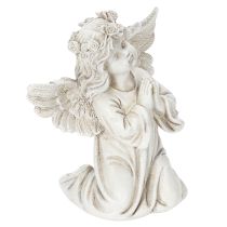 Artikel Betende Engelfiguren sitzend 13cm Polyresin Grau 2 Stück
