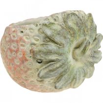 Artikel Deko-Pflanzgefäss Erdbeere aus Beton, ca. 17 cm, rot-gelb-grün
