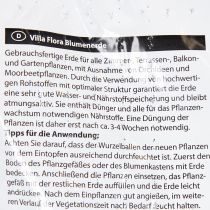 Artikel Erde Villa Flora Blumenerde 18L - Pflanzensubstrat mit Langzeitdünger