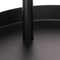 Artikel Metall Etagere rund 58 cm schwarz doppelt geschichtet für Dekoration im Innenbereich