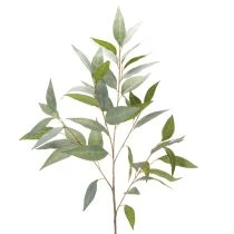 Artikel Künstlicher Eukalyptuszweig aus Kunststoff naturgrün 100cm für Innenbereich