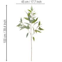 Artikel Künstlicher Eukalyptuszweig aus Kunststoff naturgrün 100cm für Innenbereich