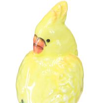 Artikel Keramik-Kerzenhalter mit Vogelmotiv handbemalt H14,5 cm 2er-Set