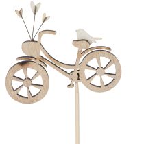 Artikel Holzstecker mit Fahrradmotiv für frühlingshaft romantisches Ambiente im Wohnzimmer 8cm 12St