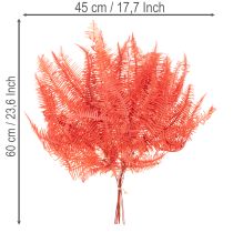 Artikel Konservierter Farn Rot, Trockenblumen-Set, ca. 60 cm, 10 Stück