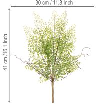 Artikel Künstlicher Ruscus Zweig Grün 41 cm Kunststoff für Floristik und Wohndekoration