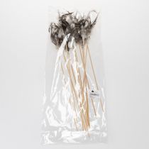 Artikel Federzweig Deko Stecker mit Naturfedern Osterdeko für elegante Arrangements 37cm 12St