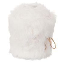 Artikel Fellband Kunstfell Weiss Flauschig Dekoband Rolle 10 mm x 1,4 m 3 Stück