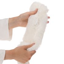 Artikel Fellband Kunstfell Weiss Flauschig Dekoband Rolle 10 mm x 1,4 m 3 Stück