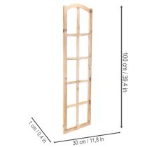 Artikel Holz-Fensterrahmen Dekoration 100cm natur