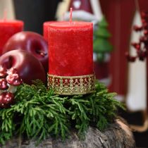 Artikel Filigraner Kerzenhalter zum Stecken Golden Ø6,4cm H12,5cm 4 St Antik-Optik