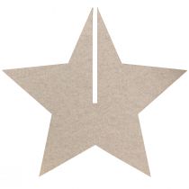 Artikel Filzstern Beige zum Stellen 62 cm Weihnachtsdeko
