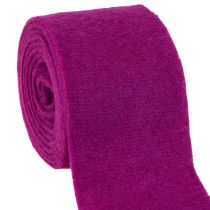 Artikel Filzband Wolle Fuchsia 15cm x 5m für Deko und Basteln