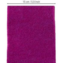 Artikel Filzband Wolle Fuchsia 15cm x 5m für Deko und Basteln