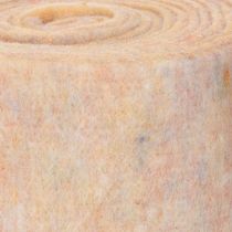Artikel Topfband aus Wollfilz, zweifarbig, Orange und Mehrfarbig, 15 cm x 5 m