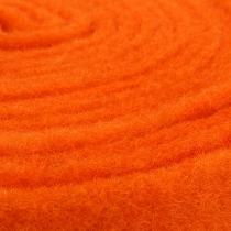Filzband Orange 7,5cm 5m