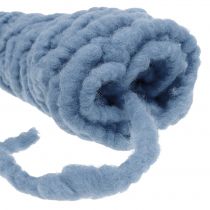 Artikel Filzkordel aus Jute und Wolle 25m Blau-Weiss für Dekoration und Bastelarbeiten