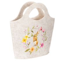 Artikel Filztasche mit bezauberndem Osterhasen geeignet für Frühling und Sommer 27cm 4St