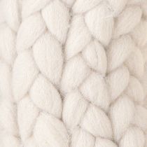 Artikel Filzwolle Deko Kranz zum Hängen in Beige Ø30cm H4cm