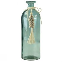 Artikel Glasvasen mit Kauri-Muscheln 26cm Grün und Blau 2er-Set