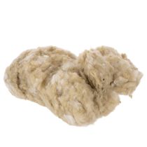 Artikel Schafwolle Beige 250g lose für Basteln und Dekoration