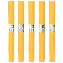 Artikel Floristenkrepp Krepppapier Sonnengelb 50×250 cm 5er Pack für Dekoration und Bastelarbeiten