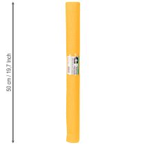 Artikel Floristen-Krepppapier Floristenkrepp Sonnengelb 50×250cm 5St
