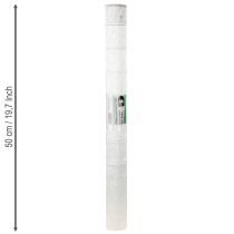 Artikel Krepppapier Silber beidseitig 50x250cm für Blumendekorationen und Bastelarbeiten