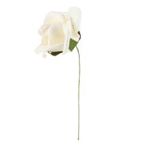 Artikel Schaumrosen aus Kunststoff Ø6 cm Vanilla 27 Stück