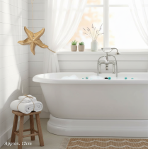 Artikel Seestern Anhänger aus Keramik 12 cm Beige und Braun 2 Stück