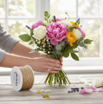 Artikel Papierdraht Draht umwickelt Ø2mm 100m Natur