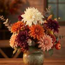 Artikel Künstliche Dahlie Creme 25,5cm 3St