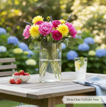 Artikel Blumenvase Schlanker Glaszylinder als Glasvase oder hohes Deko-Glas 30cm