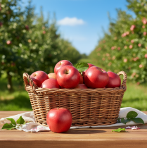 Artikel Deko Apfel Rot Kunstfrucht Real Touch 9cm