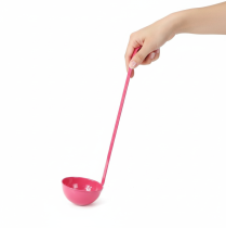 Artikel Dekorative Schöpfkelle aus Metall, 45 cm, Rosa, Rustikaler Landhausstil für Wohnraum und Dekoration
