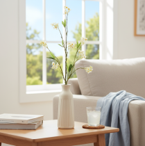 Artikel Apfelblütenzweig Künstlicher Blütenzweig Weiß 65cm 1 St