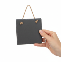 Artikel Schieferanhänger Vielen Dank 10 cm Schwarz 2er-Set