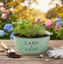 Artikel Blumenschale rund Metall Mint Ø25×10 cm – Pflanzkübel und Übertopf für Innen und Aussen