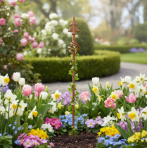 Artikel Gartenstab Rankhilfe für Garten Dekoration mit Zierelement 115cm